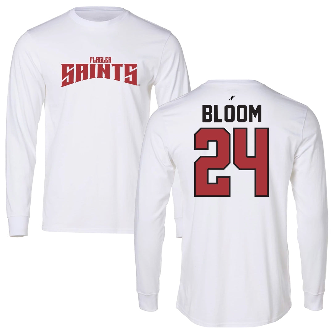 Flagler College Volleyball White Classic Long Sleeve - #24 Cassidy Bloom