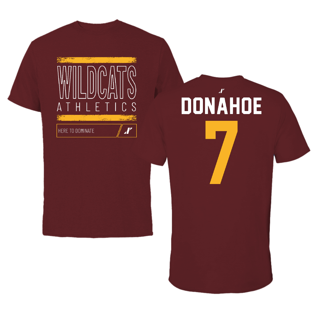 Bethune-Cookman University Volleyball Maroon Dominate Performance Tee - #7 Neveah Donahoe