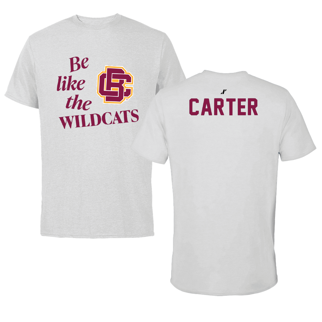 Bethune-Cookman University TF and XC Light Gray Be Like Us Tee - Michael Carter