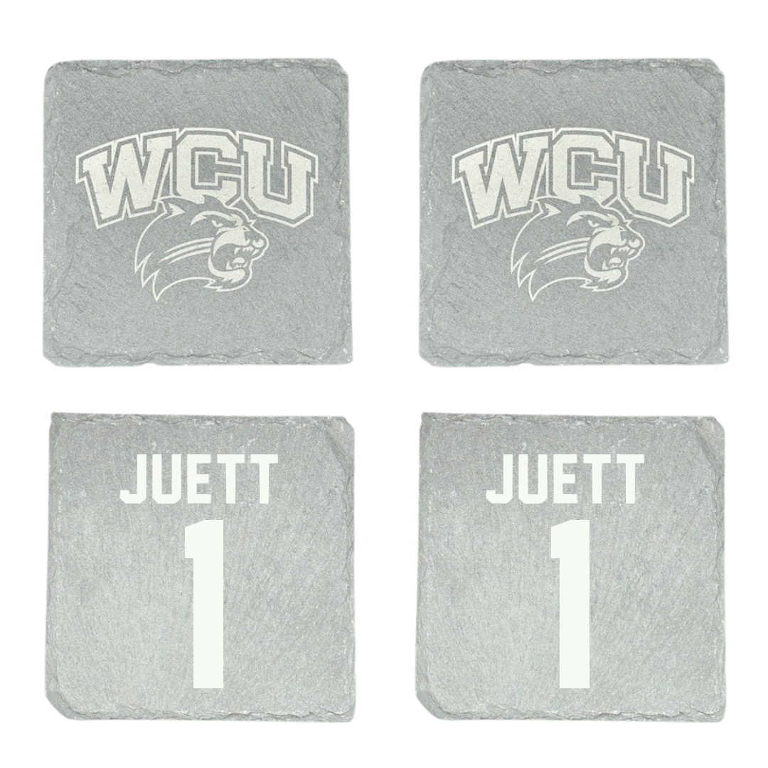 Western Carolina University Softball Stone Coaster (4 Pack)  - #1 Tessa Juett