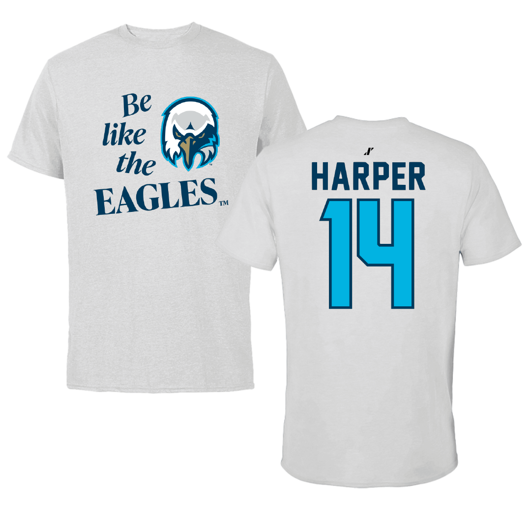 Wake Tech Community College Basketball Light Gray Be Like Us Performance Tee - #14 Kayjay Harper
