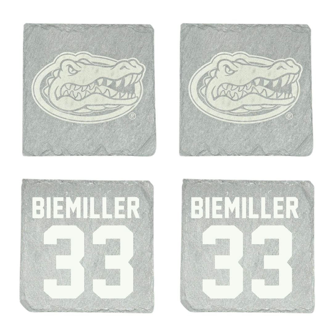 University of Florida Baseball Stone Coaster (4 Pack)  - #33 McCall Biemiller