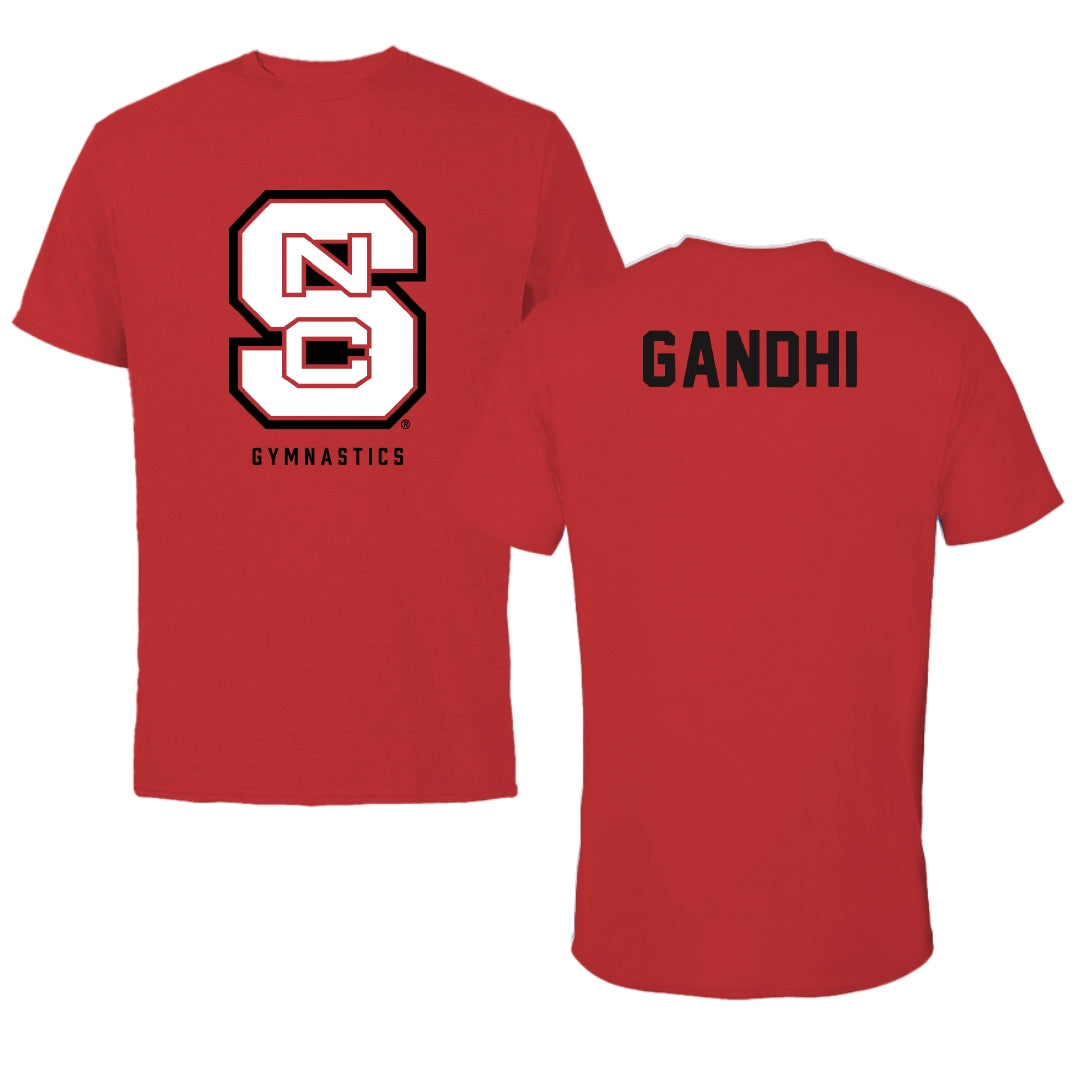 North Carolina State University Gymnastics Red Tee - Raina Gandhi