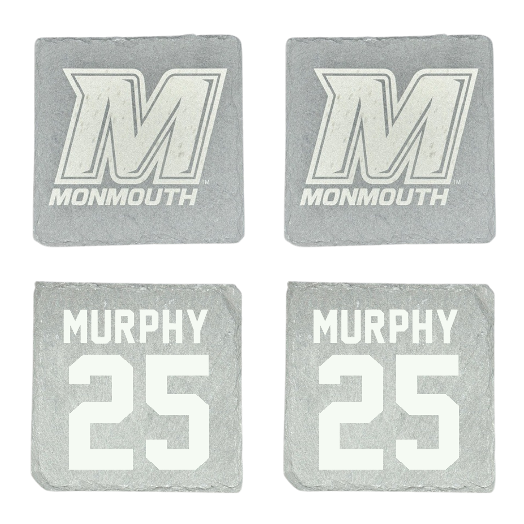 Monmouth University Football Stone Coaster (4 Pack)  - #25 Patrick Murphy