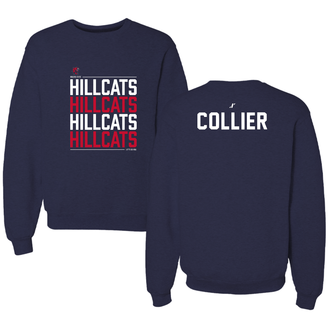 Rogers State University Golf Navy General Crewneck - Tyler Collier