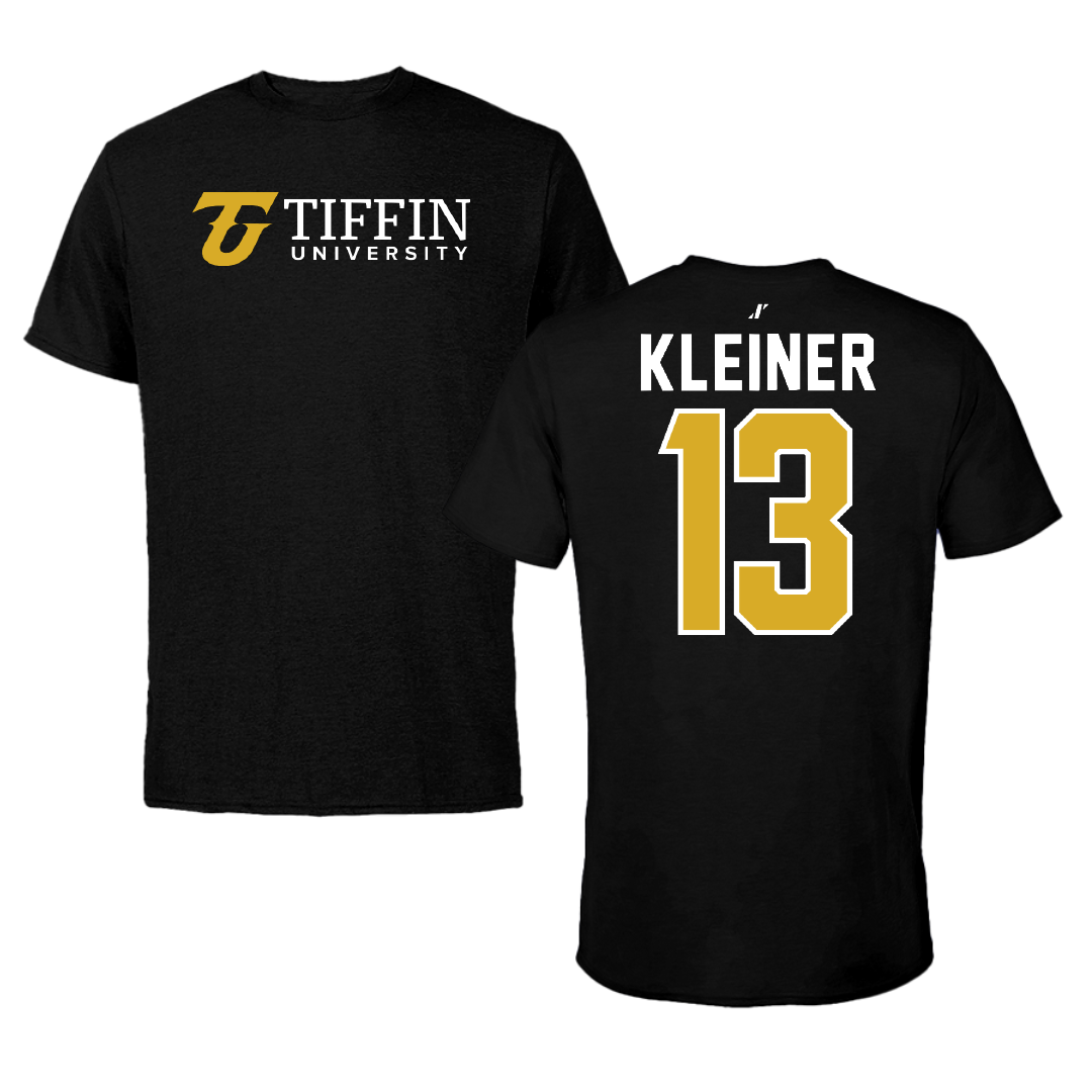 Tiffin University Softball Black Performance Tee - #13 Kylee Kleiner