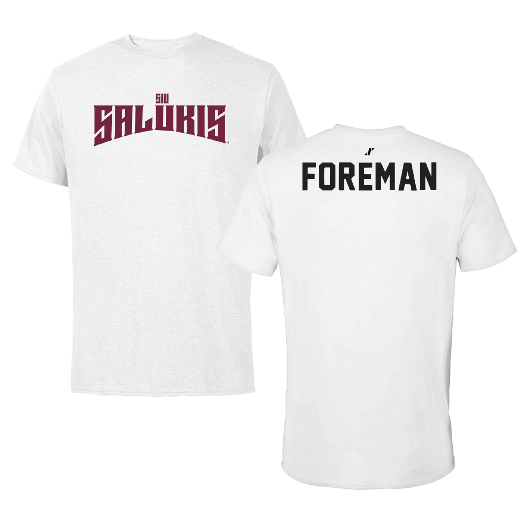 Southern Illinois University at Carbondale Swimming & Diving White Classic Tee - Addy Foreman