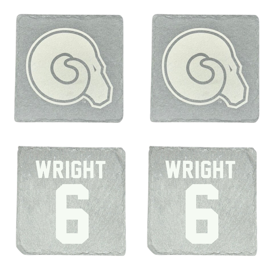 Albany State University Baseball Stone Coaster (4 Pack)  - #6 Quindon Wright