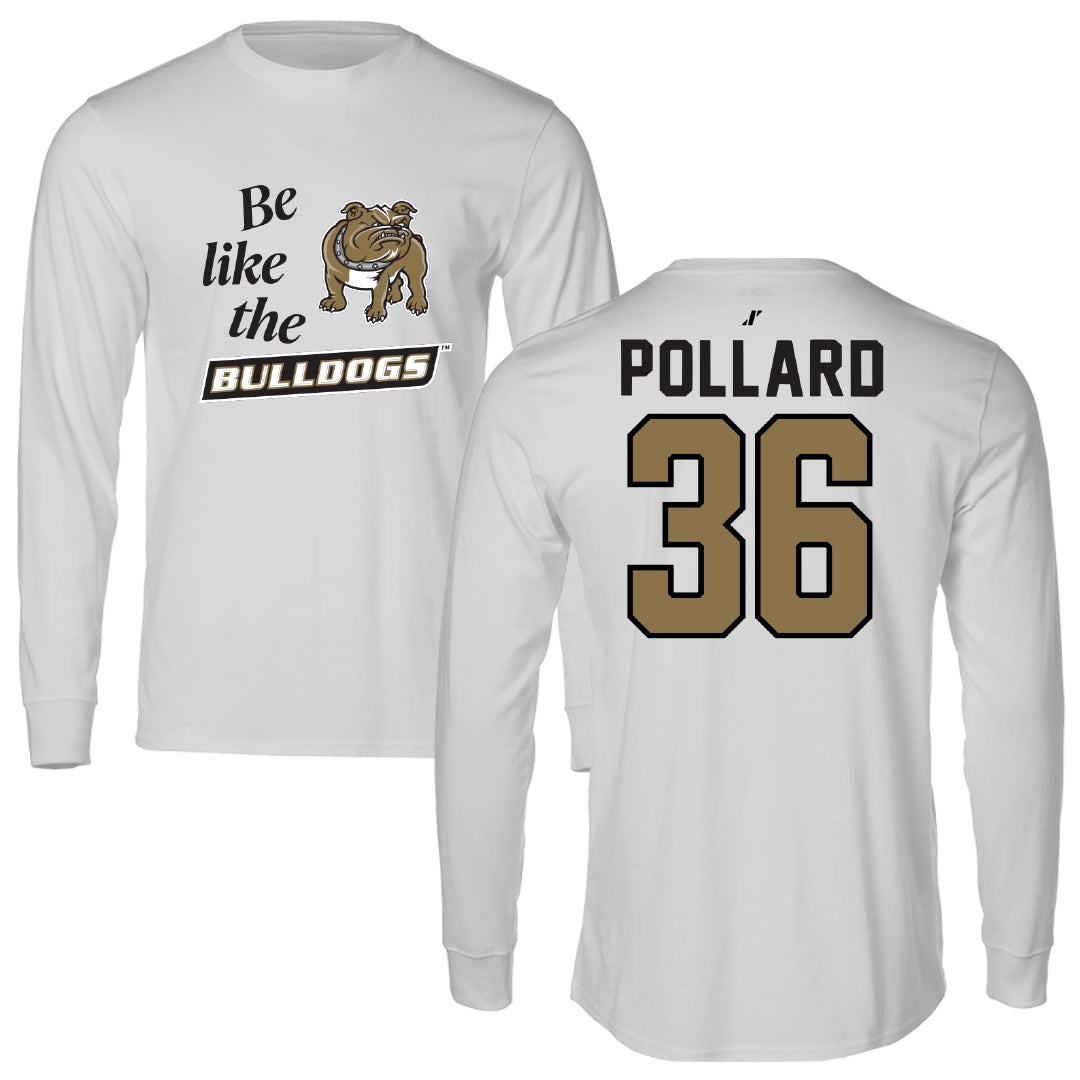 Bryant University Soccer Light Gray Be Like Us Long Sleeve - #36 Daimon Pollard