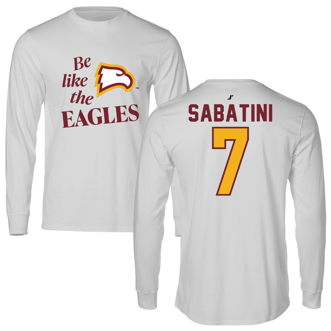 Winthrop University Lacrosse Light Gray Be Like Us Performance Long Sleeve - #7 Sofia Sabatini