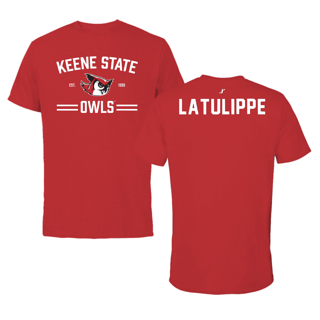 Keene State College TF and XC Red General Tee - Caden Latulippe