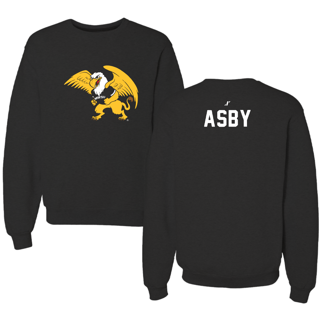 Missouri Western State University Golf Black Crewneck - Aiden Asby