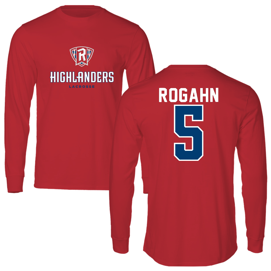 Radford University Lacrosse Red Long Sleeve - #5 Taylor Rogahn