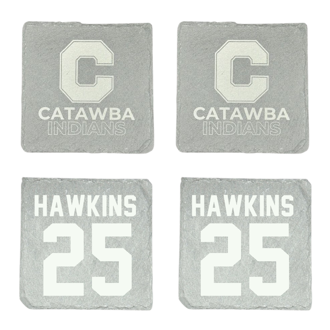 Catawba College Basketball Stone Coaster (4 Pack)  - #25 Jashaun Hawkins