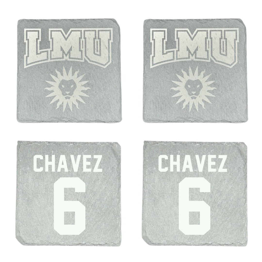 Loyola Marymount University Baseball Stone Coaster (4 Pack)  - #6 Alex Chavez