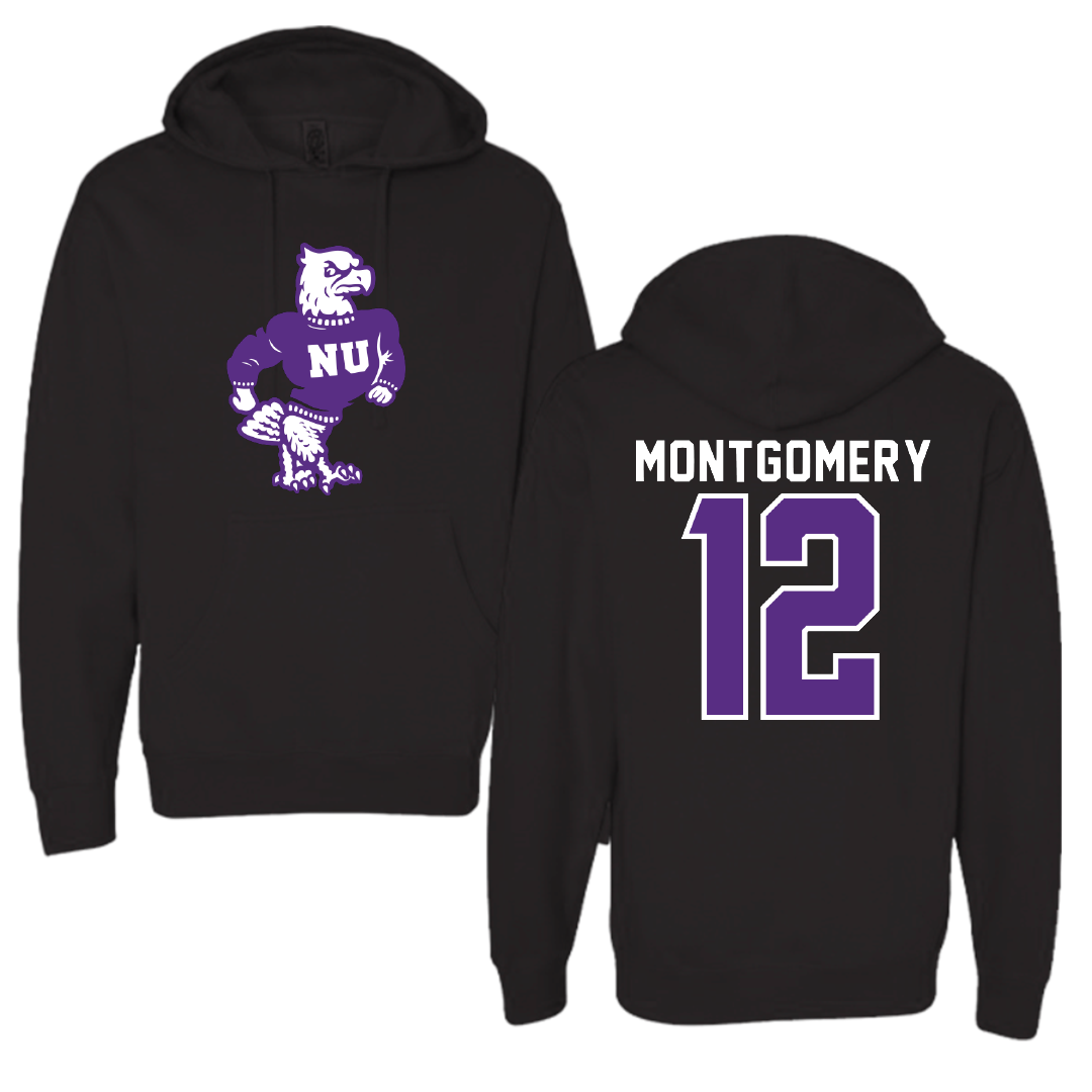 Niagara University Baseball Black Hoodie - #12 Johnathan Montgomery