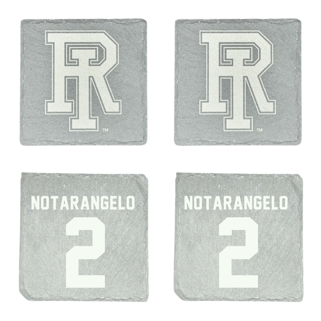 University of Rhode Island Baseball Stone Coaster (4 Pack)  - #2 Nic Notarangelo