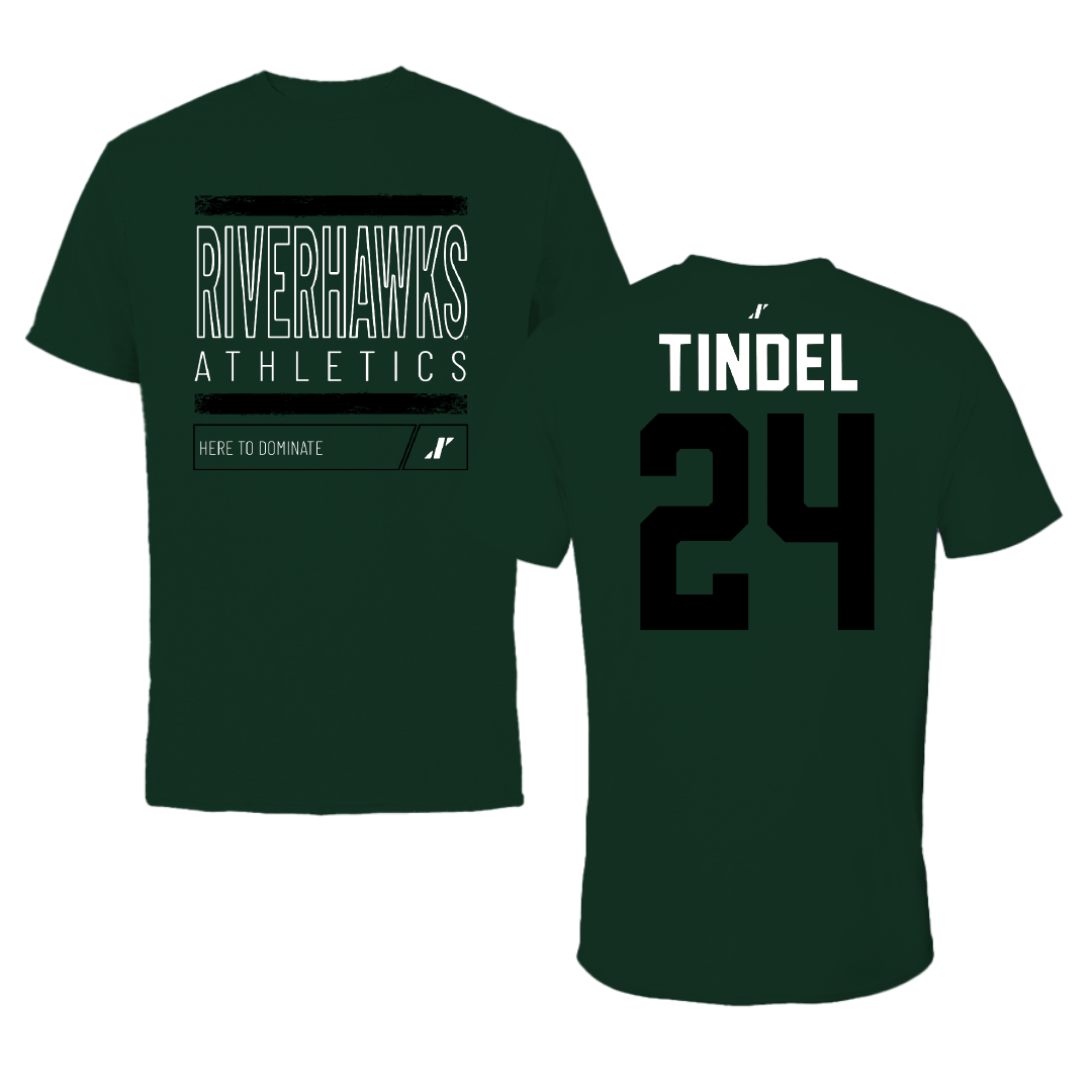 Northeastern State University Softball Forest Green Dominate Tee - #24 Korynn Tindel