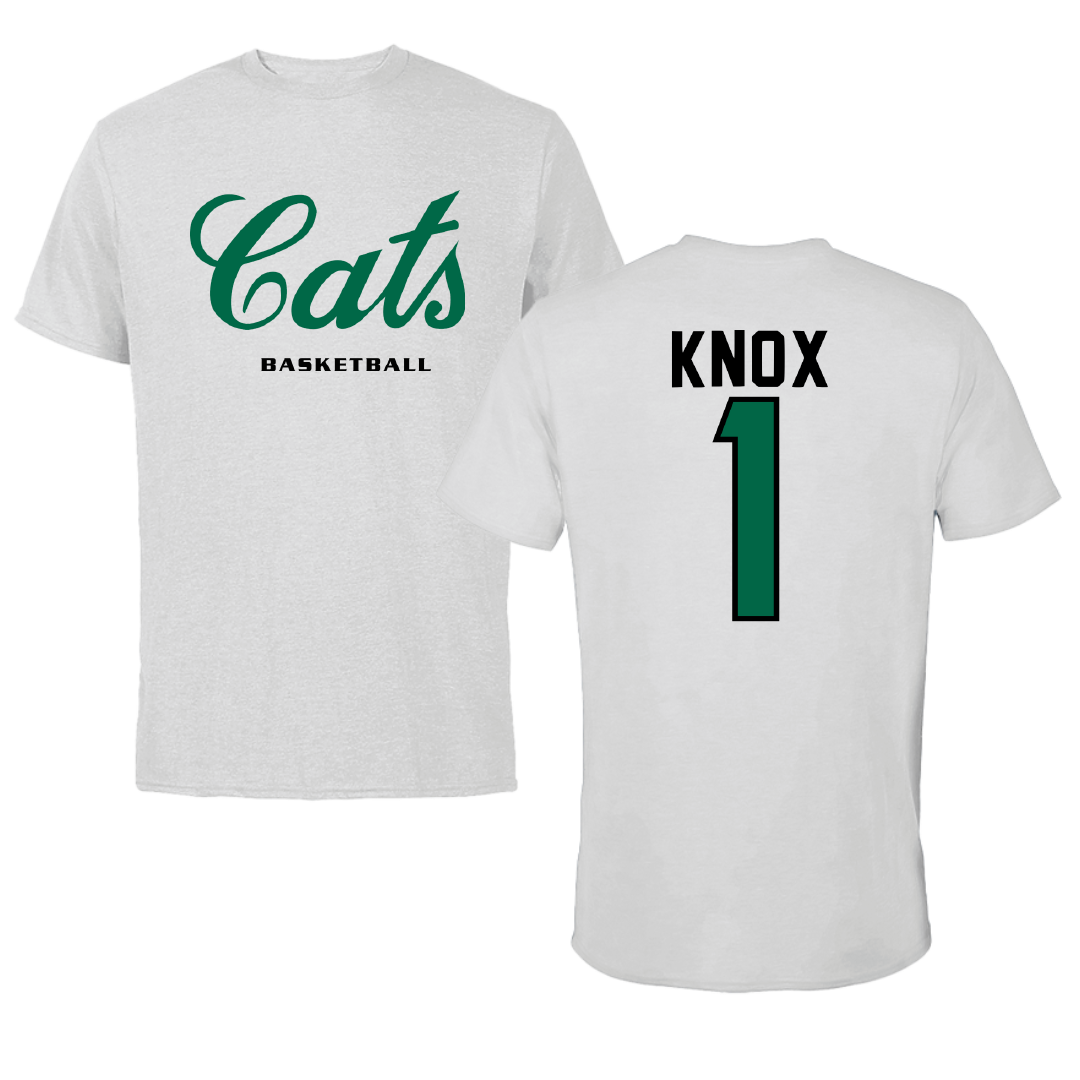 Northwest Missouri State University Basketball Light Gray Cats Tee - #1 Emorie Knox