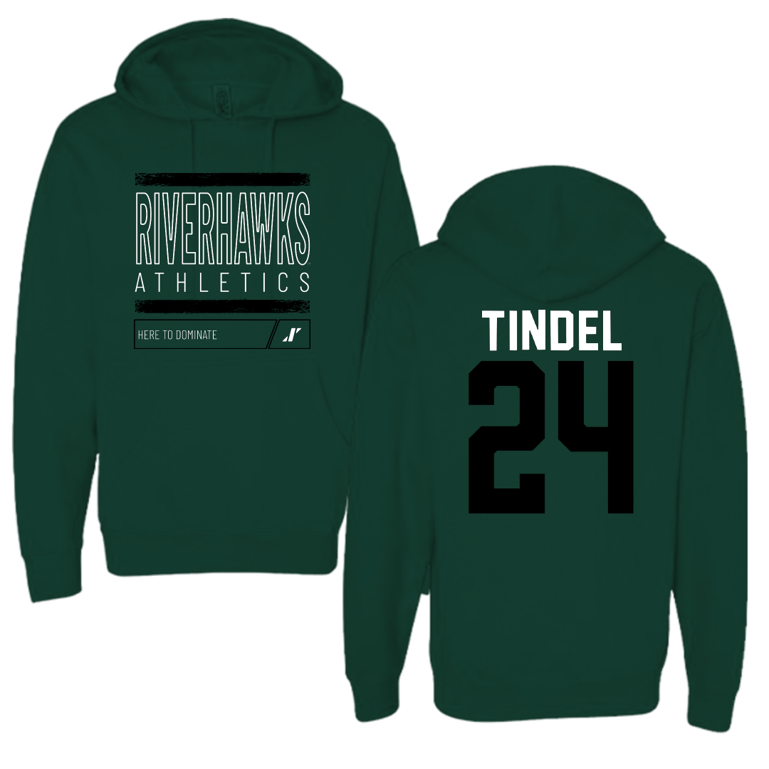Northeastern State University Softball Forest Green Dominate Hoodie - #24 Korynn Tindel