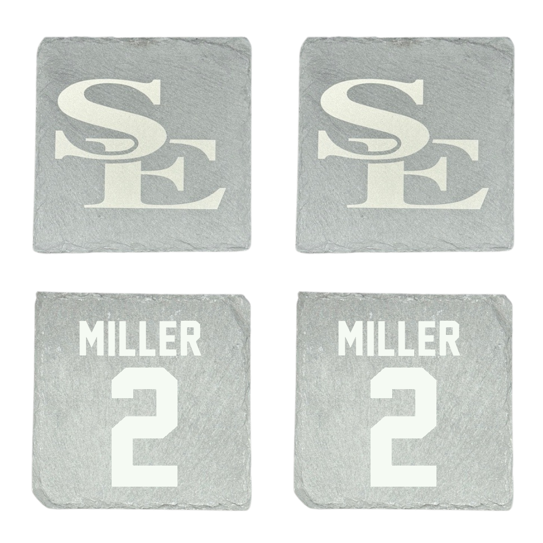 Southeastern Oklahoma State University Volleyball Stone Coaster (4 Pack)  - #2 Calista Miller