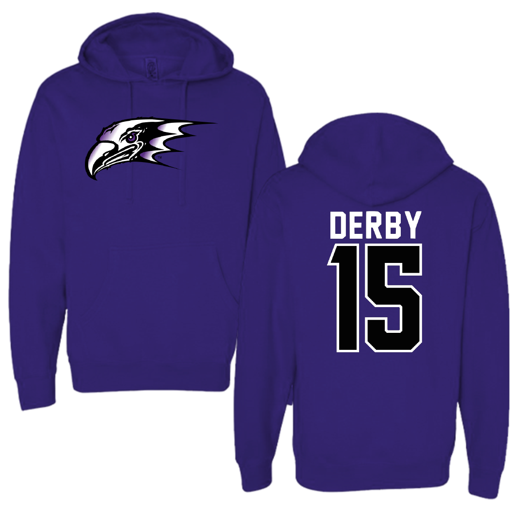 Niagara University Bowling Purple Hoodie - #15 Abbie Derby