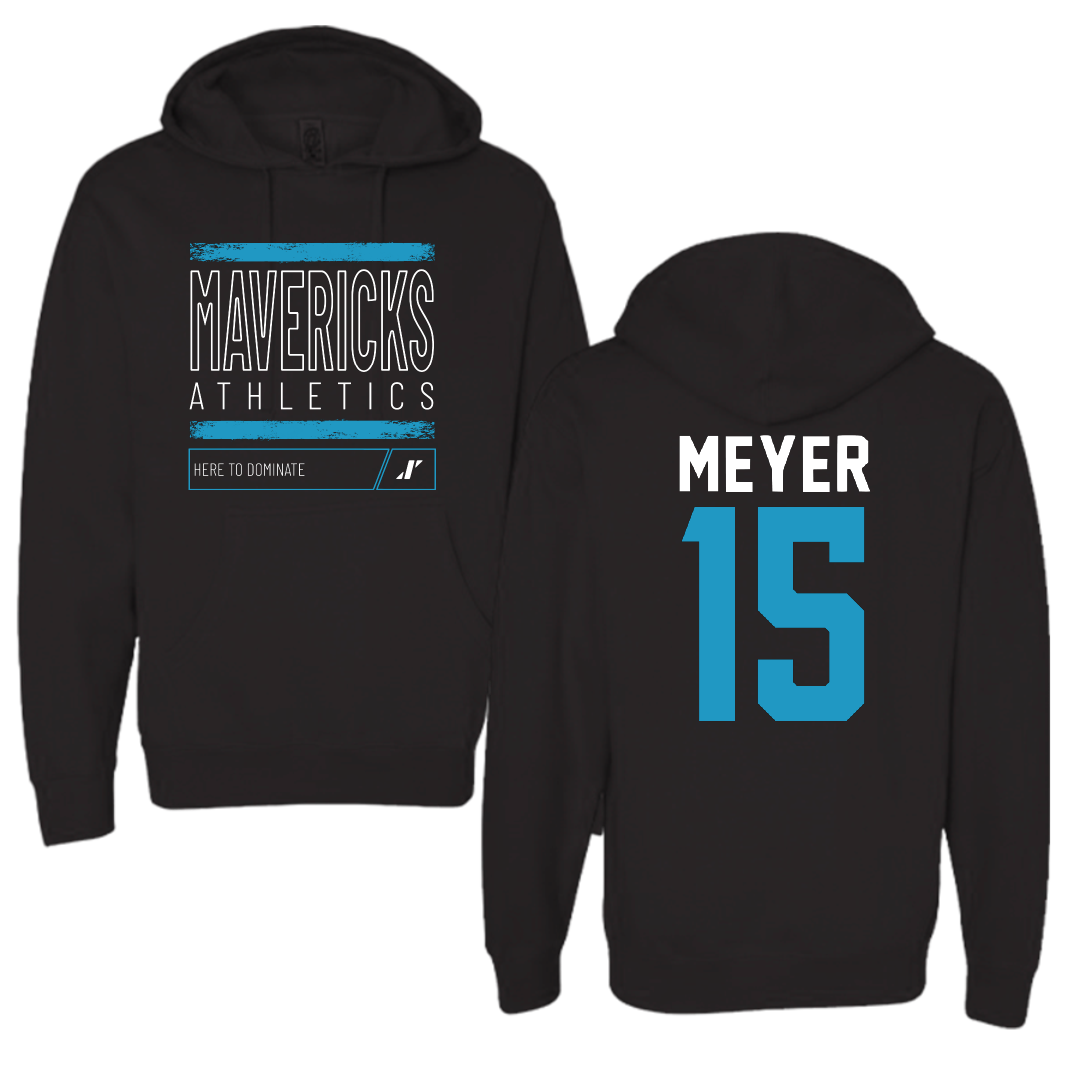 Mercy University Lacrosse Black Dominate Hoodie - #15 Kayden Meyer