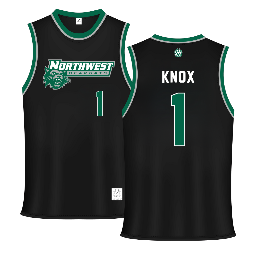 Northwest Missouri State University Black Basketball Jersey - #1 Emorie Knox