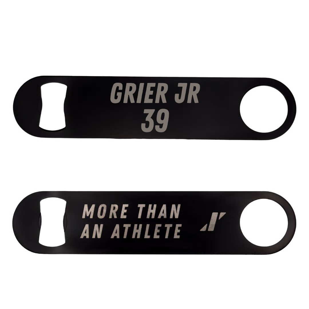 Football Black Bottle Opener - #39 Jason Grier Jr