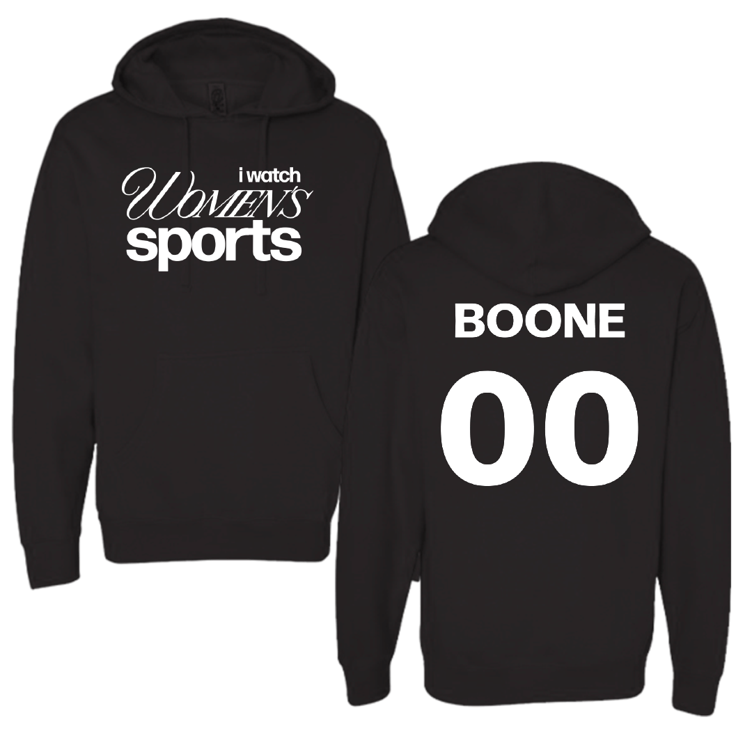 Wiley University Softball Black WHM Hoodie - #00 Kyrra Boone