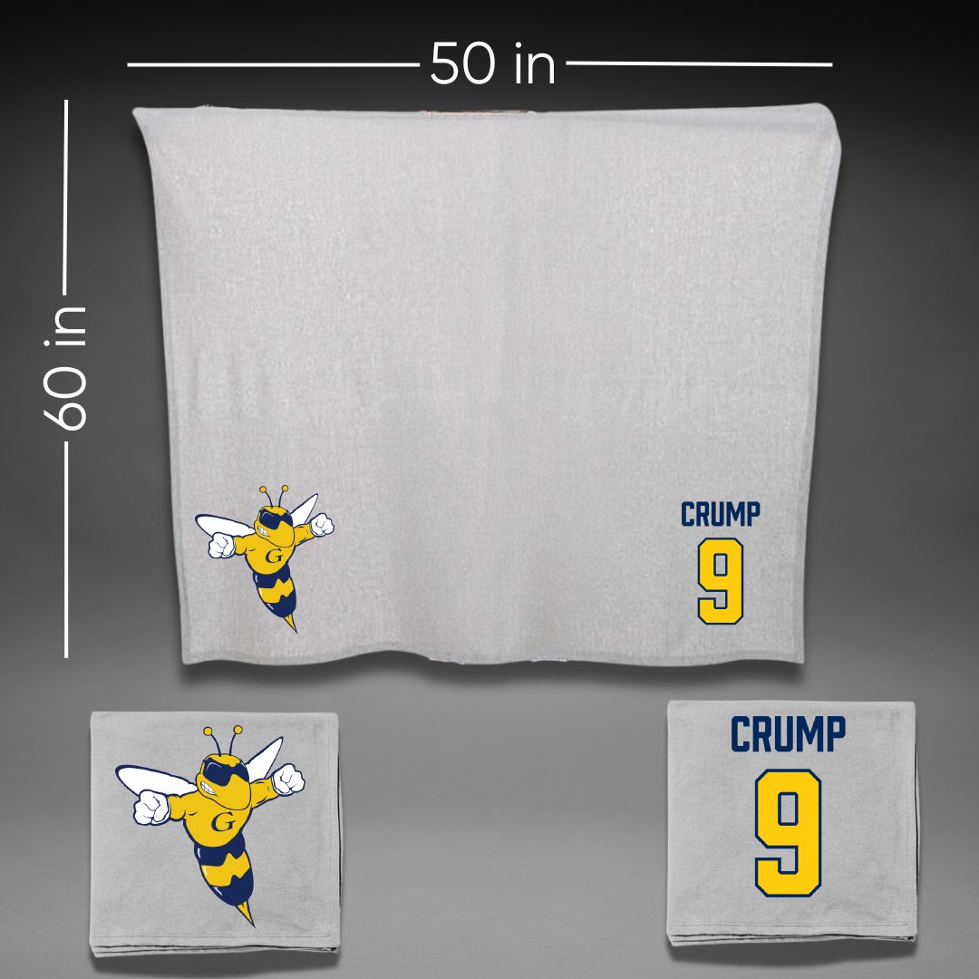 Graceland University Softball Gray Blanket - #9 Riah Crump