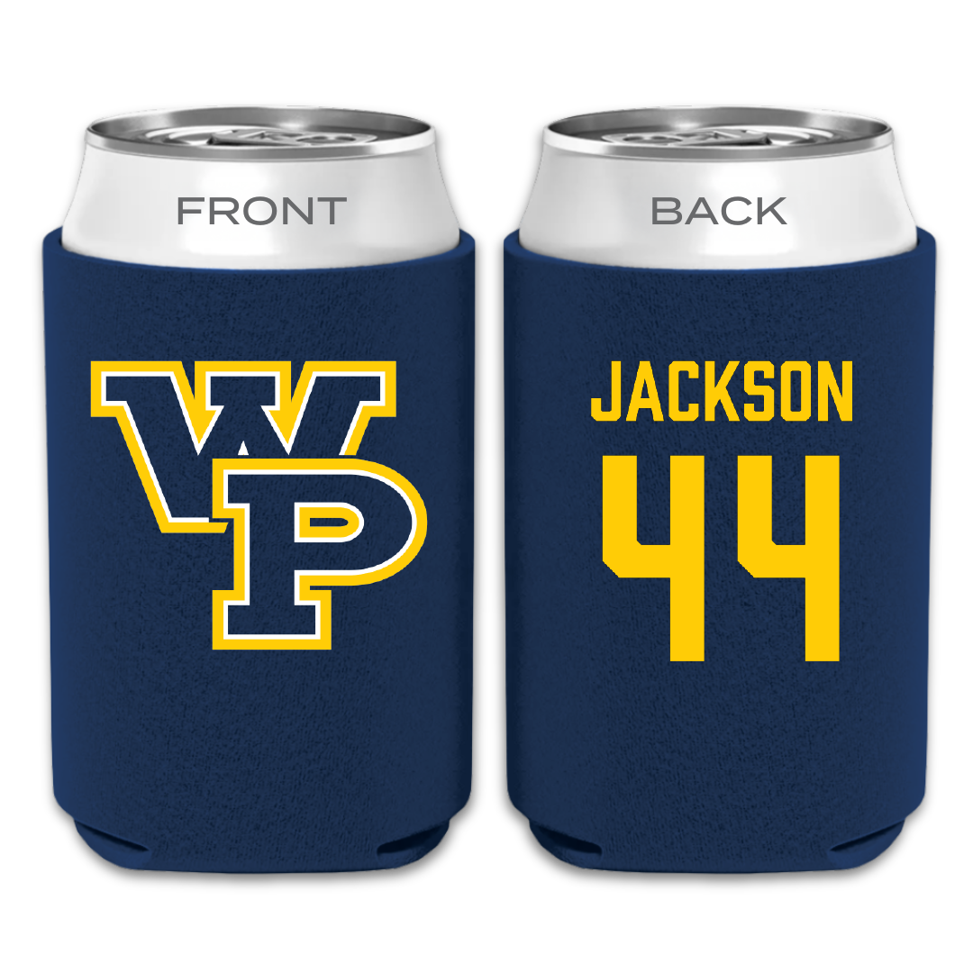 William Penn University Football Navy Can Cooler - #44 Byron Jackson
