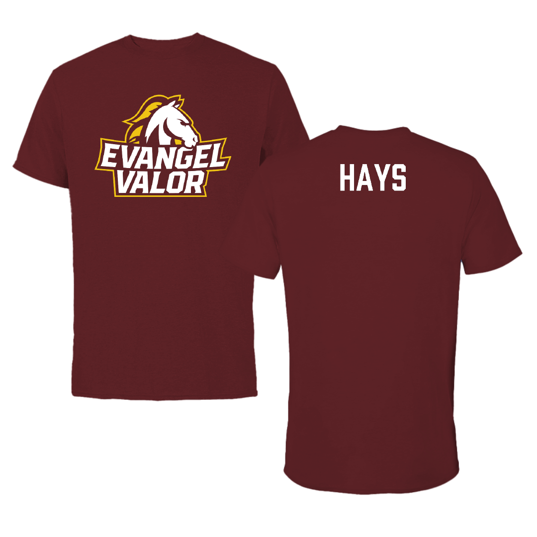 Evangel University TF and XC Maroon Tee - Armani Hays