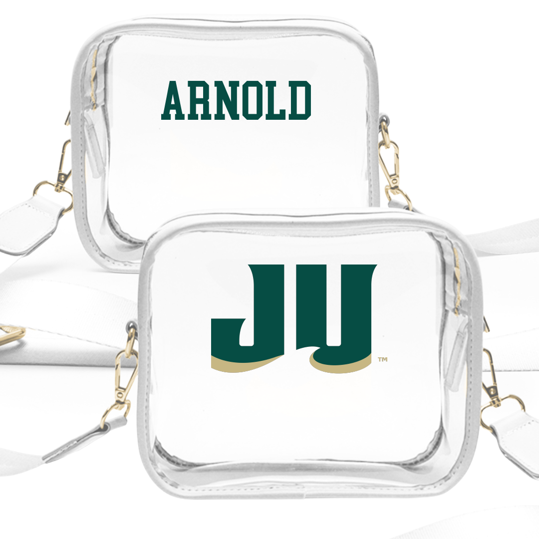 Jacksonville University Dance White Clear Stadium Bag - Kirstin Arnold
