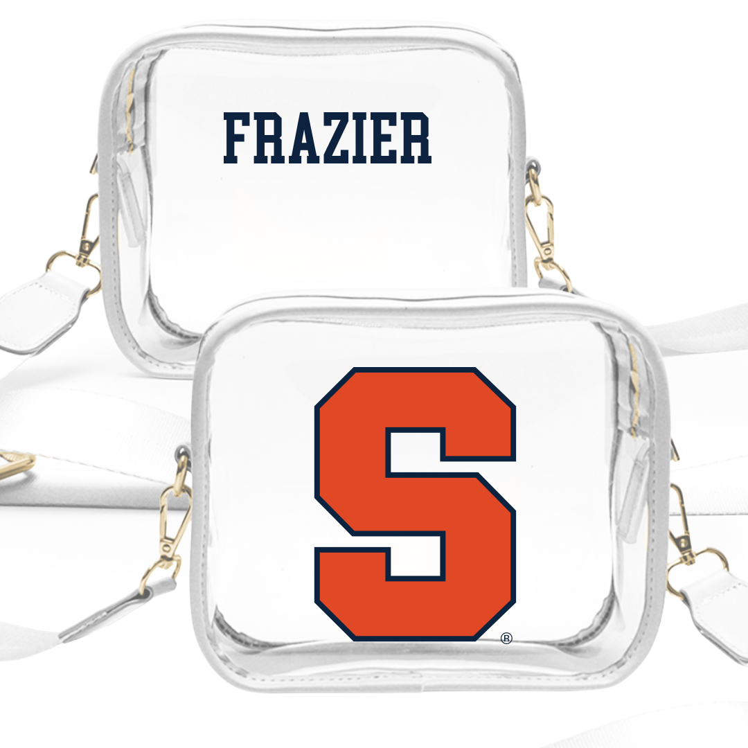 Syracuse University TF and XC White Clear Stadium Bag - Billie Frazier
