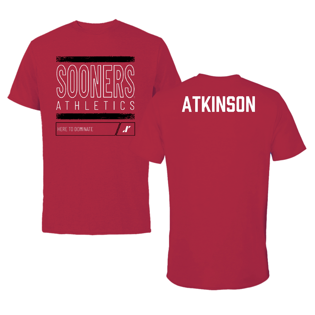 University of Oklahoma TF and XC Crimson Dominate Tee - Jada Atkinson