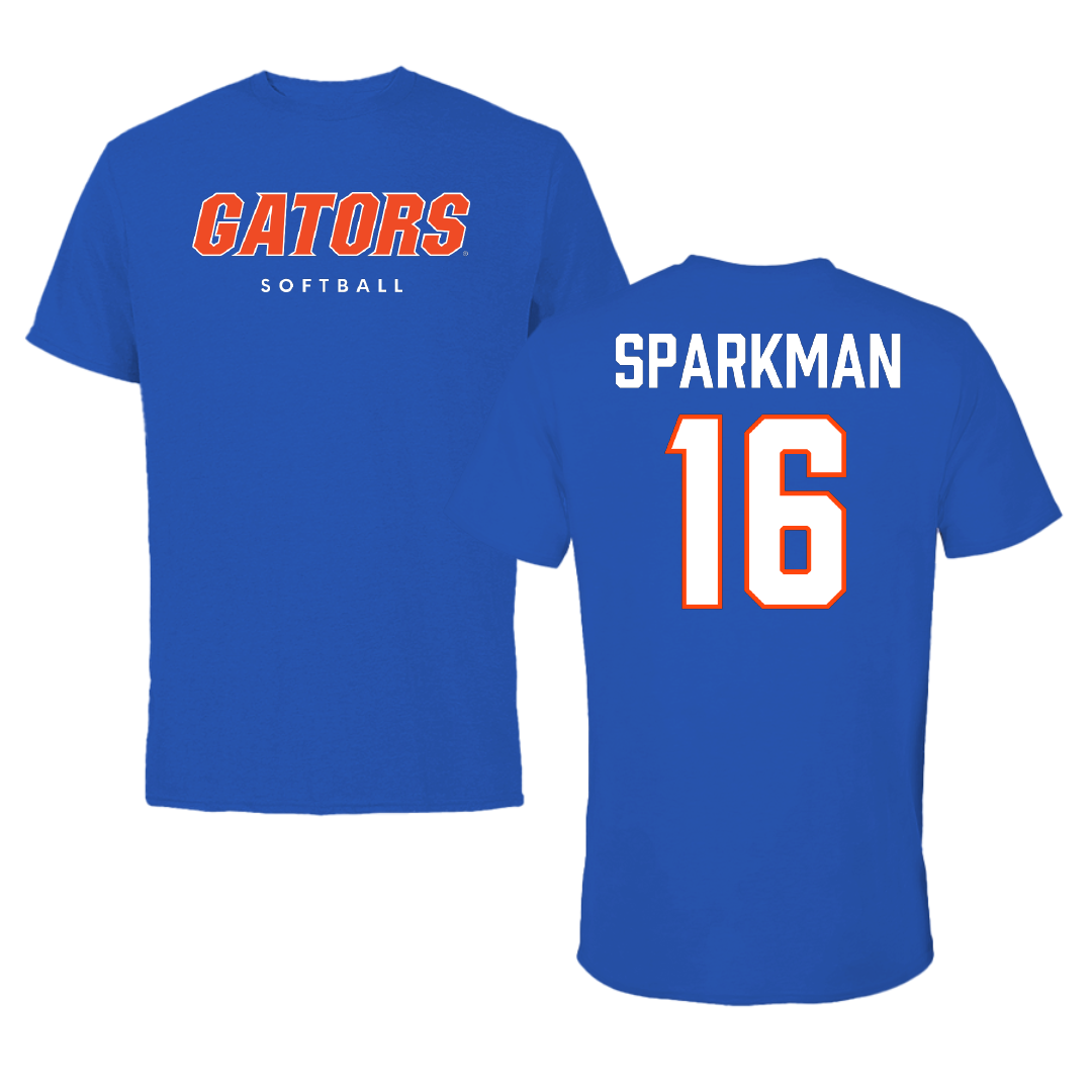 University of Florida Softball True Royal Tee - #16 Allison Sparkman
