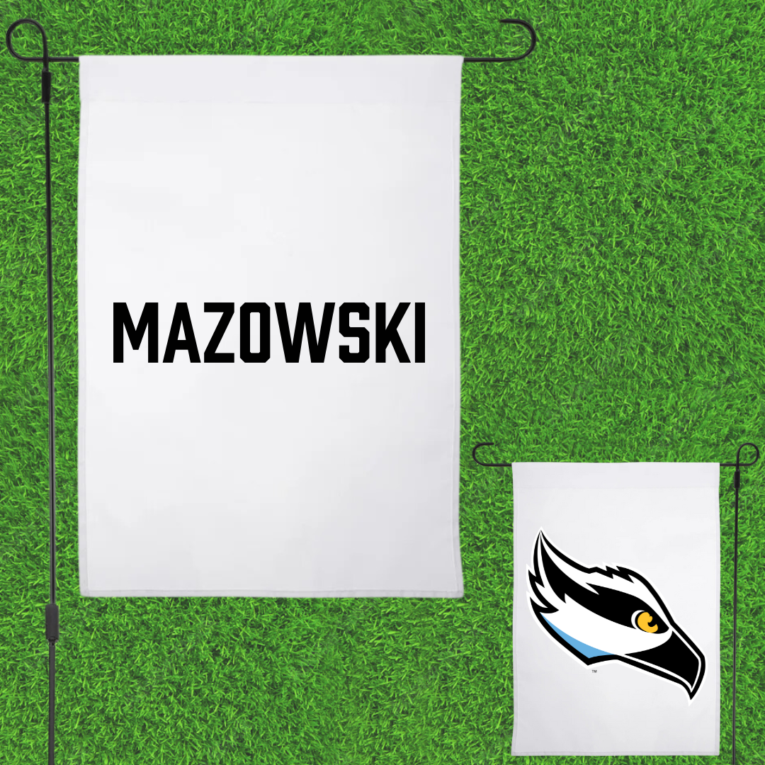 Stockton University Golf (W) White Garden Flag - Sophia Mazowski