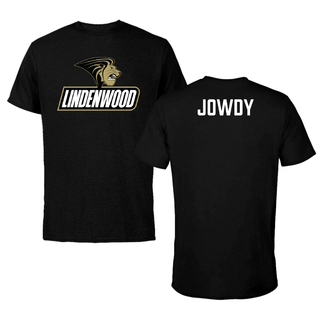Lindenwood University Weightlifting Black Performance Tee - Ava Jowdy