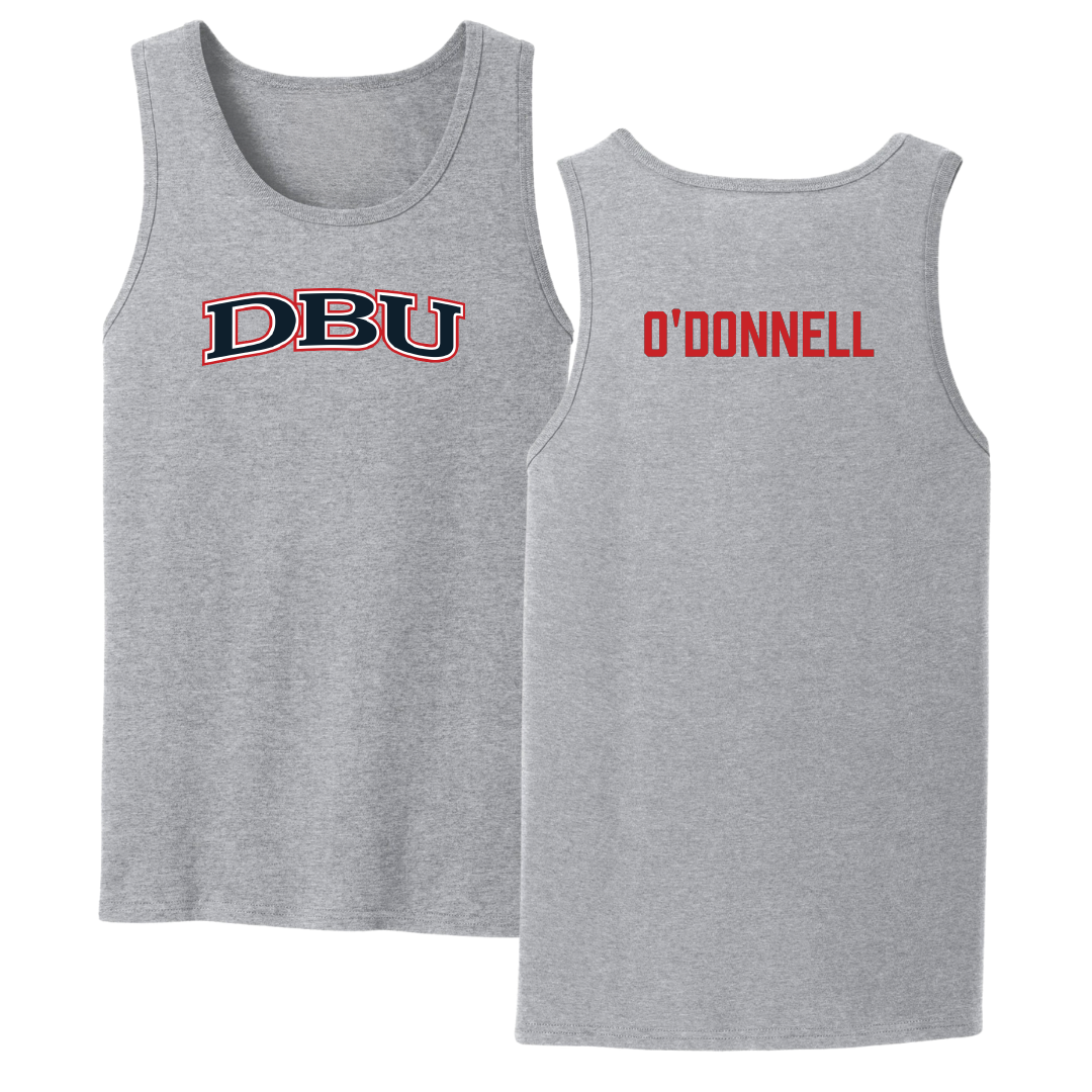 Dallas Baptist University TF and XC Sport Gray Tank Top - Emme O'Donnell