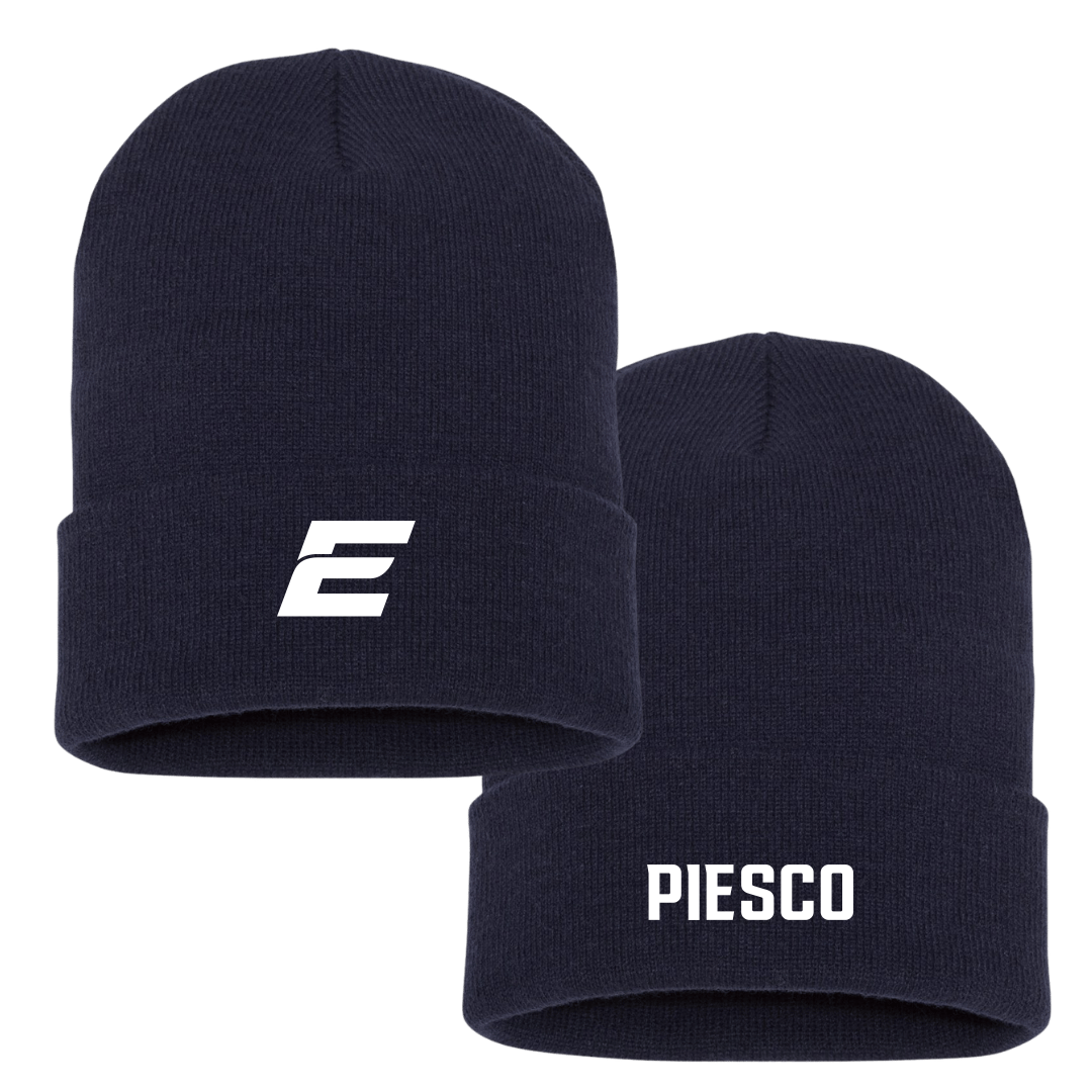 Eastern Connecticut State University Lacrosse (M) Navy Beanie - #35 Cooper Piesco
