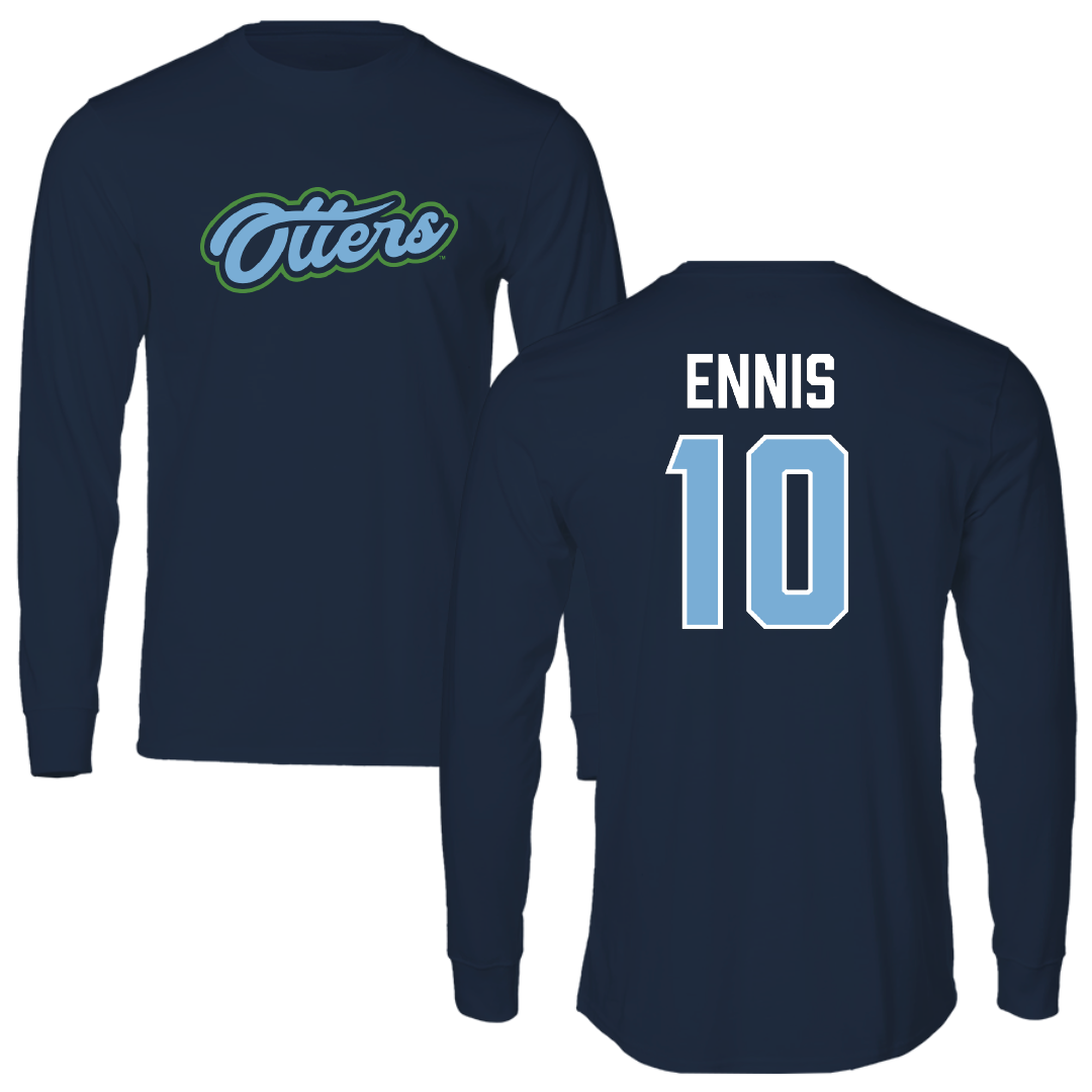 Cal State Monterey Bay Volleyball Navy Long Sleeve - #10 Ruby Ennis