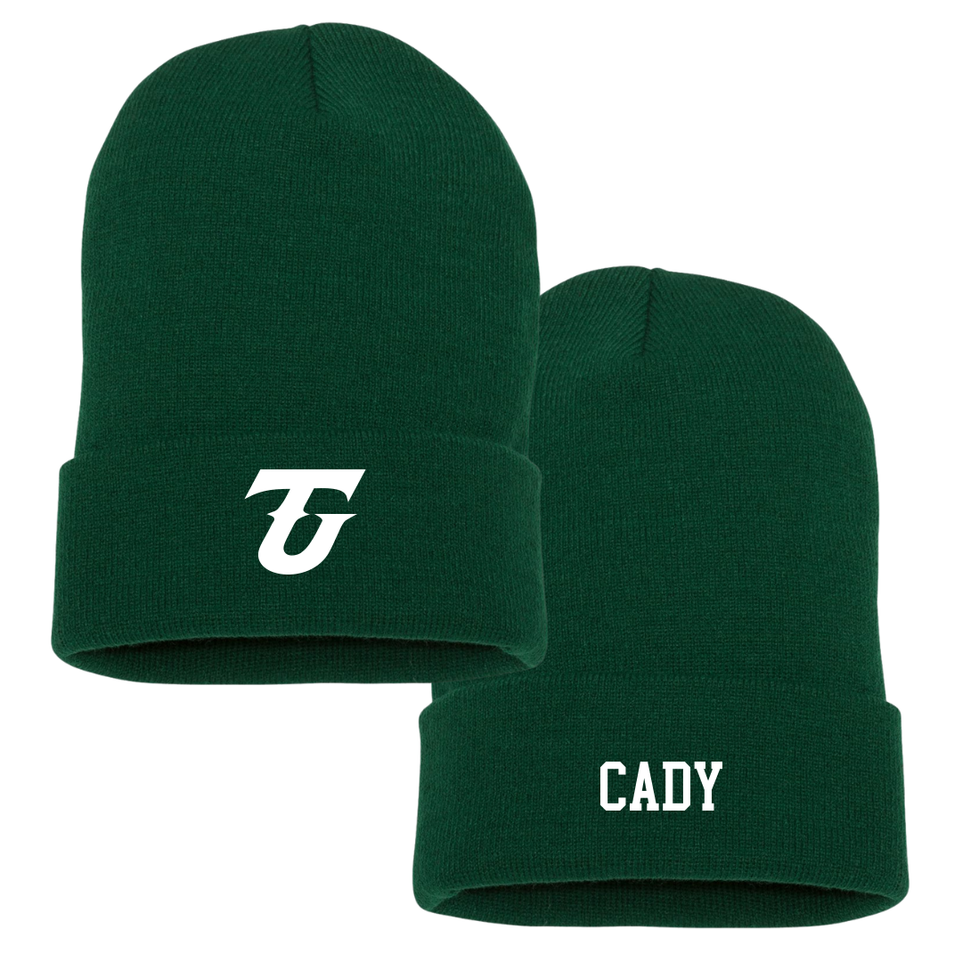 Tiffin University Baseball University Green Beanie - #33 Griff Cady
