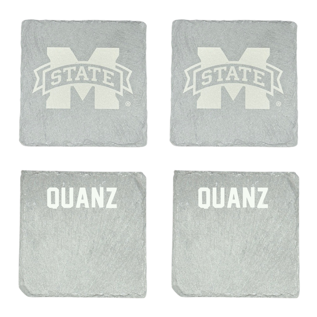 Mississippi State University TF and XC Stone Coaster (4 Pack)  - Brooklyn Quanz