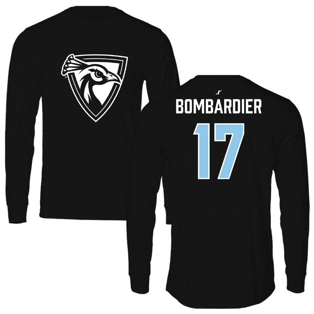 Upper Iowa University Baseball Black Performance Long Sleeve - #17 Gabe Bombardier