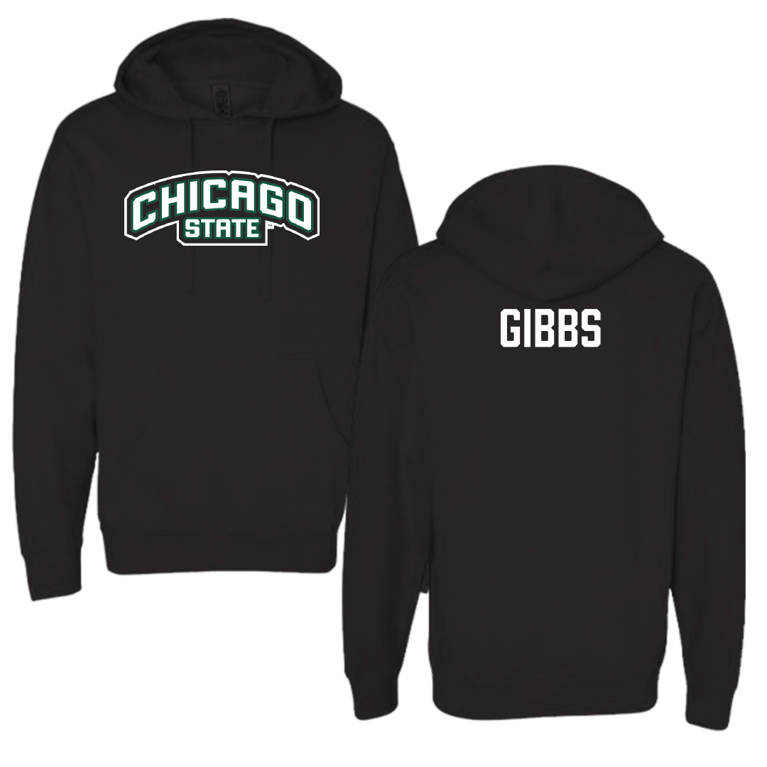 Chicago State University TF and XC Black Hoodie - Elijah Gibbs