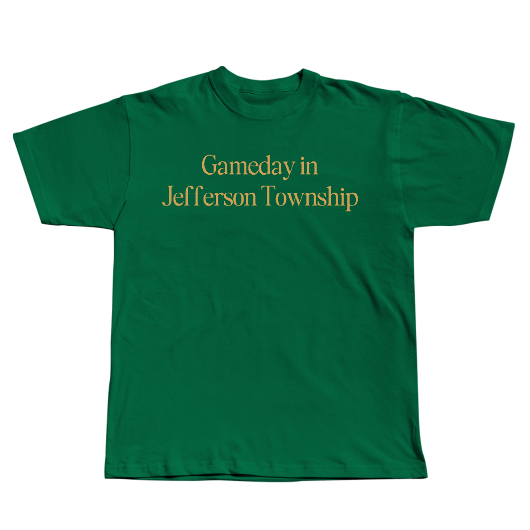 Wright State University Lake Campus Basketball (M) Green Gameday Tee - #14 Marcus Whitmore