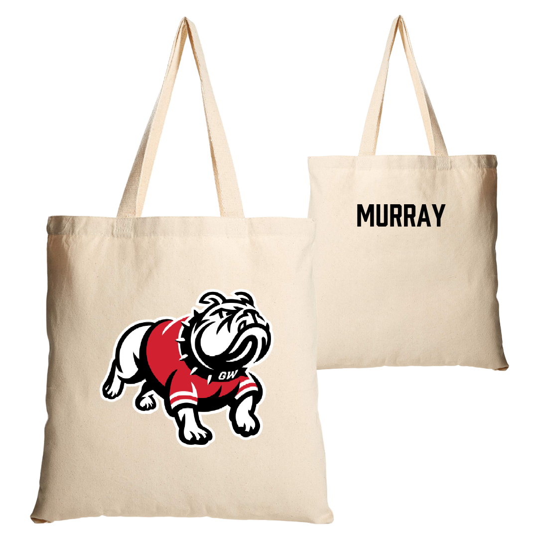 Gardner-Webb University Wrestling (M) Tan Canvas Tote Bag - Luke Murray