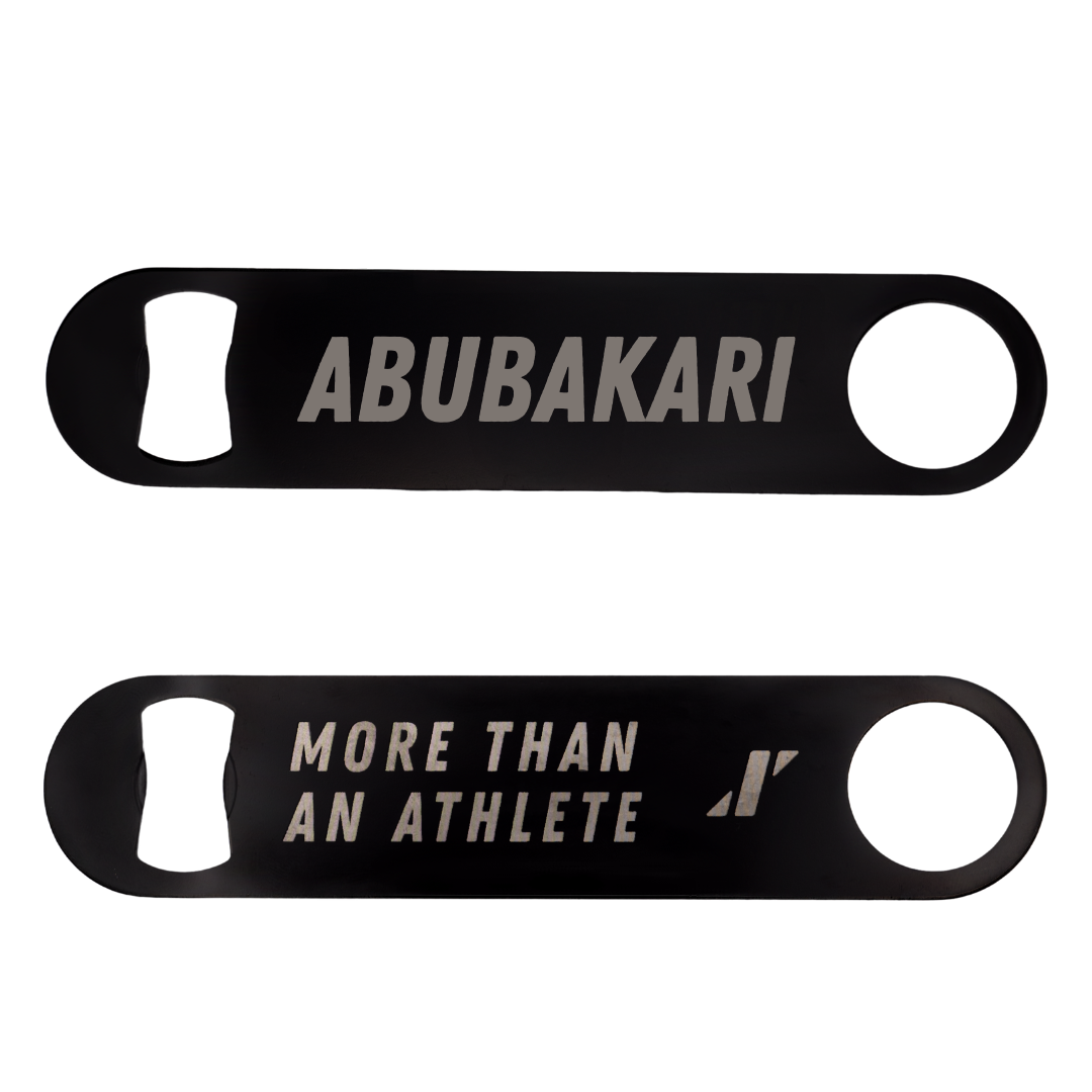 Fresno State University TF and XC Black Bottle Opener - Asha Abubakari