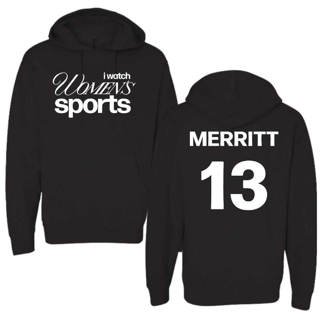 Pittsburg State University Softball Black WHM Hoodie - #13 Kylee Merritt